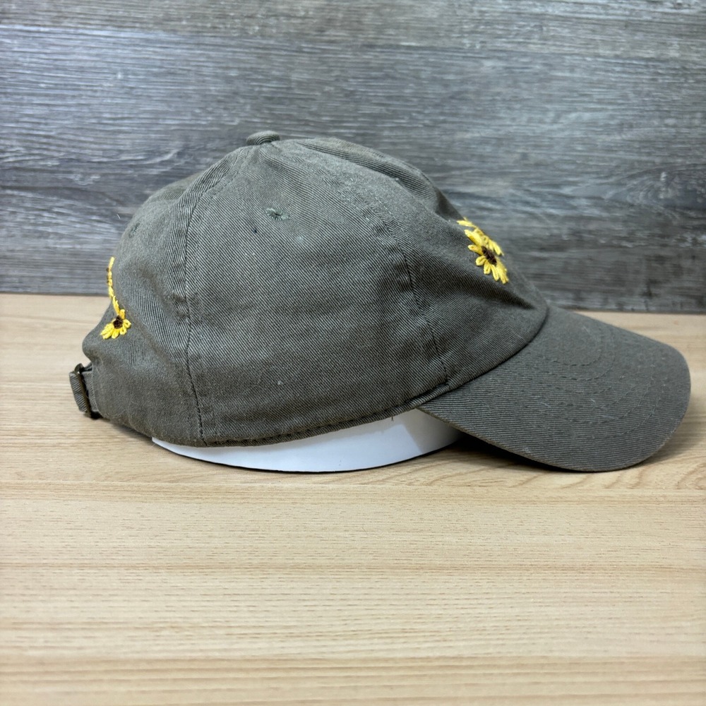 Sunflower Hat Cap Strap Back Womens Brown Olive‎ Green Outdoors Adjustable - Picture 7 of 11